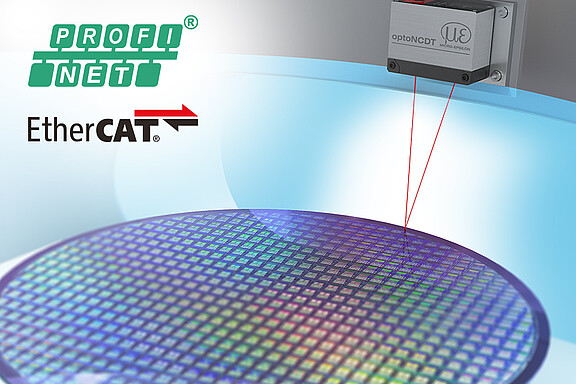 Laser-Sensor mit Industrial-Ethernet-Schnittstelle