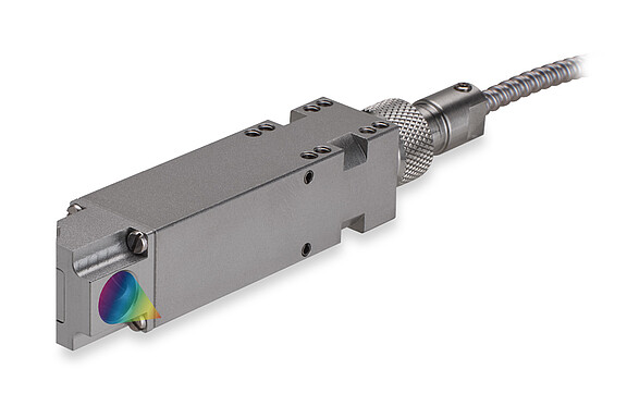 High temperature sensor confocalDT IFS2407-2HT/VAC with 90°