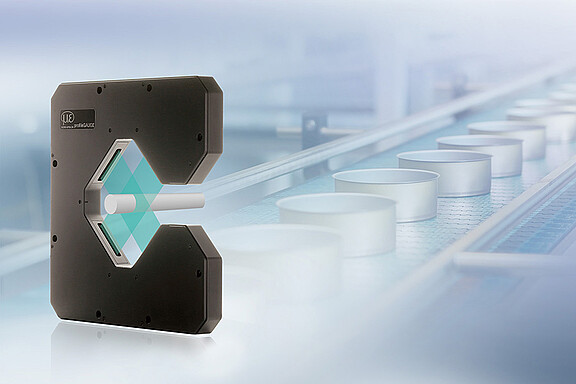 Inline profile measurement for round materials