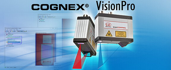 Laserscanner kompatibel mit Software Cognex VisionPro 