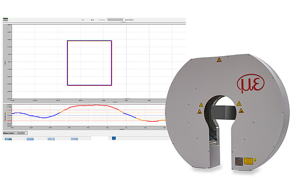 Profile measurement of annealing tubes with dimensionCONTROL, software included