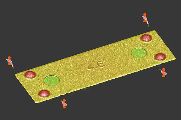 Measurement of height, distances, angles, flatness and volume