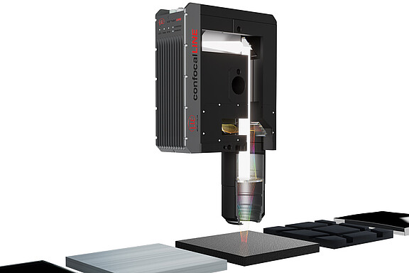 confocal chromatic measuring principle