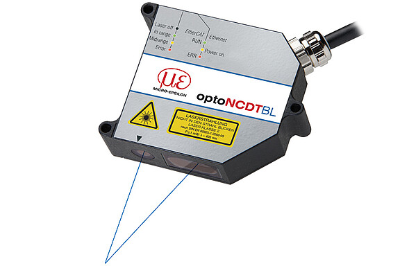 Highly dynamic laser sensor with blue laser - optoNCDT 2300BL 