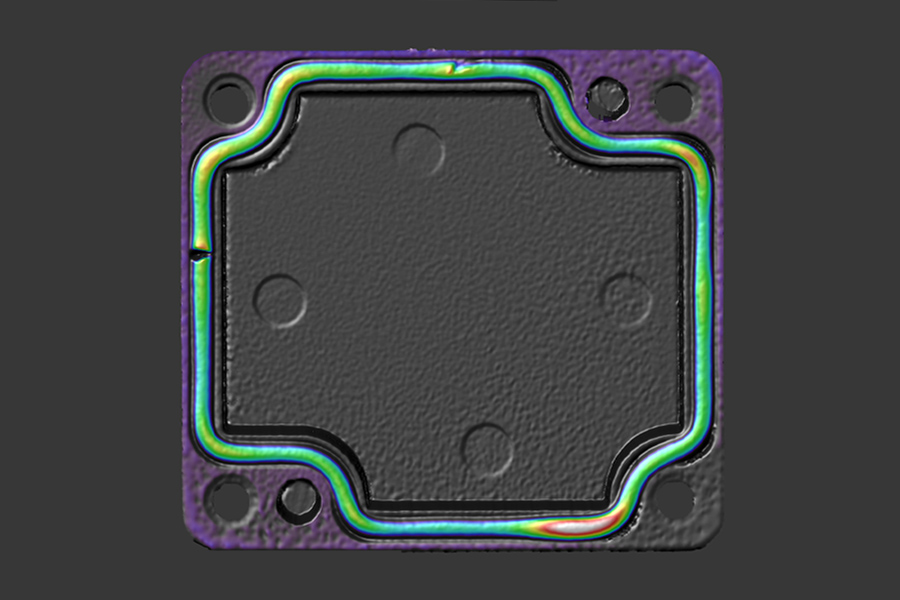 3D Z-axis view of seal